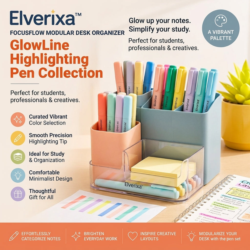 Elverixa™ GlowLine Highlighting Pen Collection